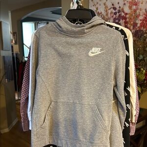 Nike Heather Gray Pullover Hoodie